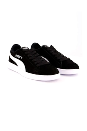 Tênis Puma Smash V2 BDP Preto/Branco