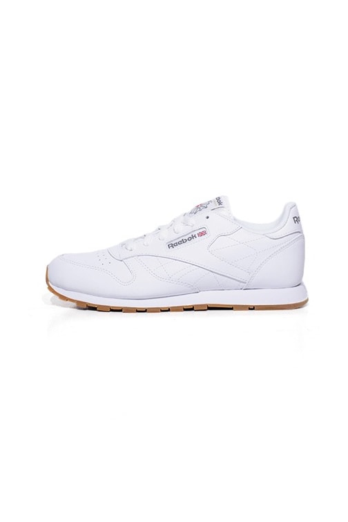 Reebok classic leather white gum damskie Clearance