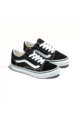 Tênis Vans Old Skool Infantil Preto/Branco V1001100170001