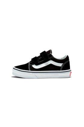 Tênis Vans Old Skool Infantil Velcro Preto/Branco V1001100190001