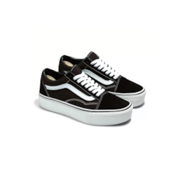 Tênis Vans Old Skool Plataforma Preto/Branco V1002001070011