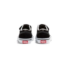 Tênis Vans Old Skool Velcro Infantil Preto/Branco V1001200210001