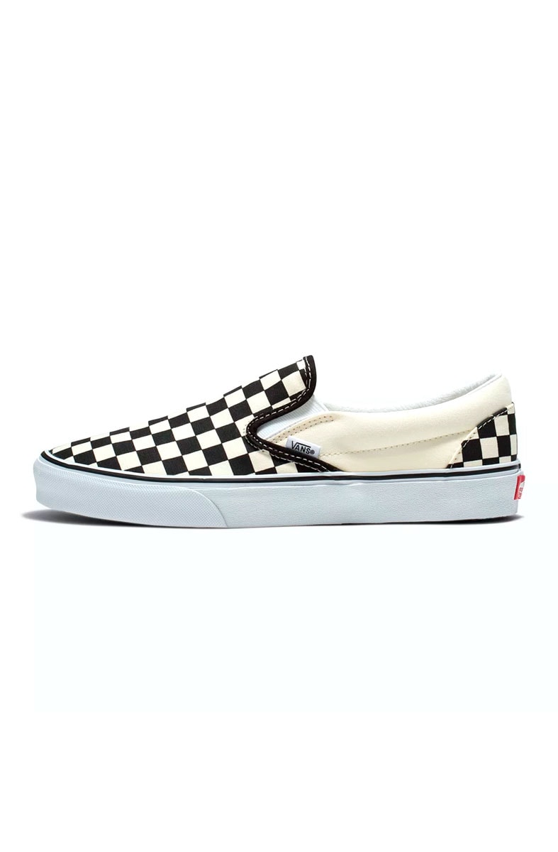 Vans slip on 2024 preto e branco