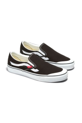 Tênis Vans Slip on SideStripe Preto/Branco V1002000590003