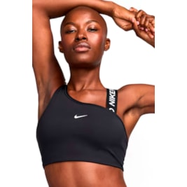 Top Nike Pro Swoosh Feminino Preto