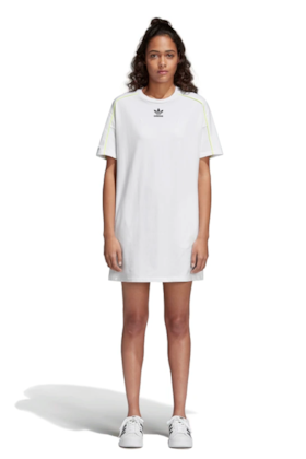 VESTIDO ADIDAS AA-42 FEMININO BRANCO VESTIDO ADIDAS AA-42 FEMININO BRANCO