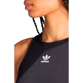 Vestido Adidas Canelado Essentials Preto